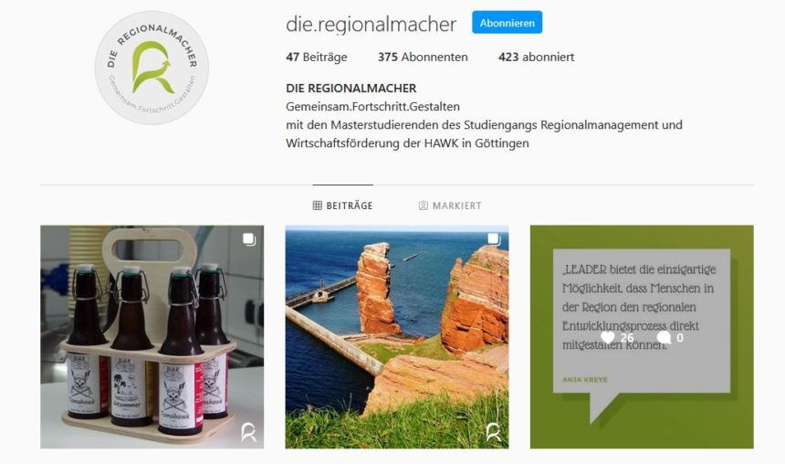 Die Regionalmacher  – Studentengruppe präsentiert die LEADER-Region Grafschaft Bentheim