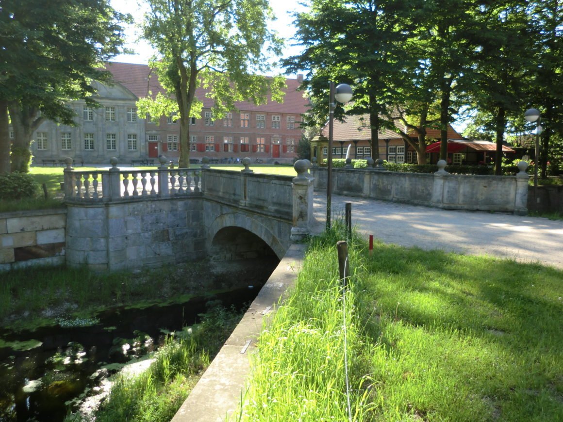 Restaurierung der Brücke am Kloster Frenswegen