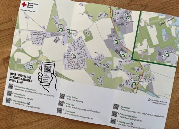 Defibrillatoren und Infomaterial in Wilsum Defibrillatoren und Infomaterial in Wilsum